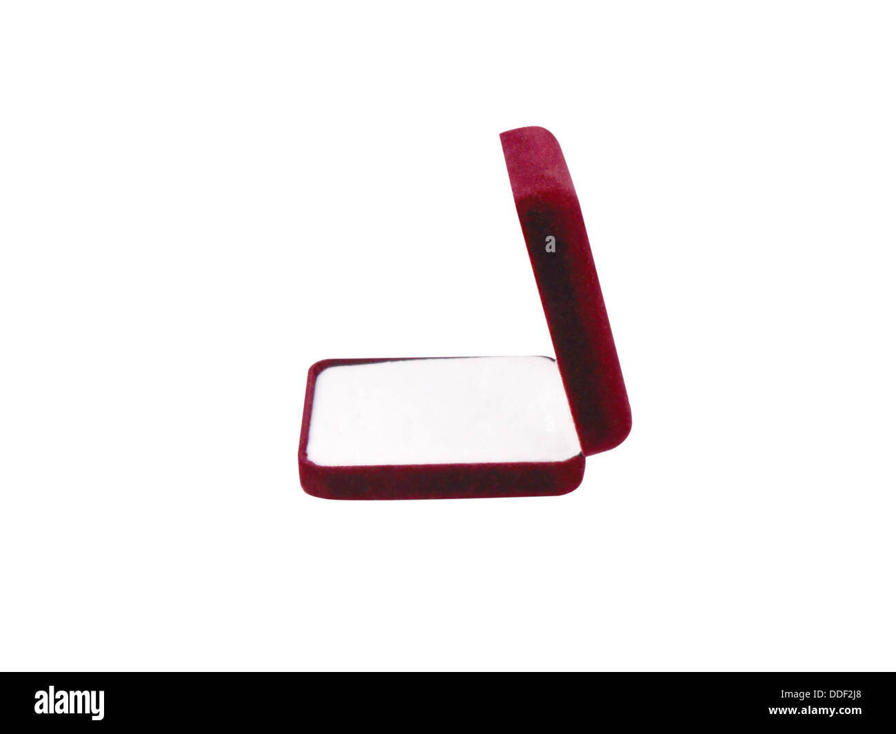 vintage red gift box isolated on white background Stock Photo - Alamy