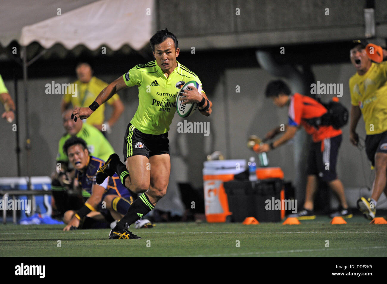 Hirotoki Onozawa (Sungoliath), AUGUST 30, 2012 Rugby Hirotoki