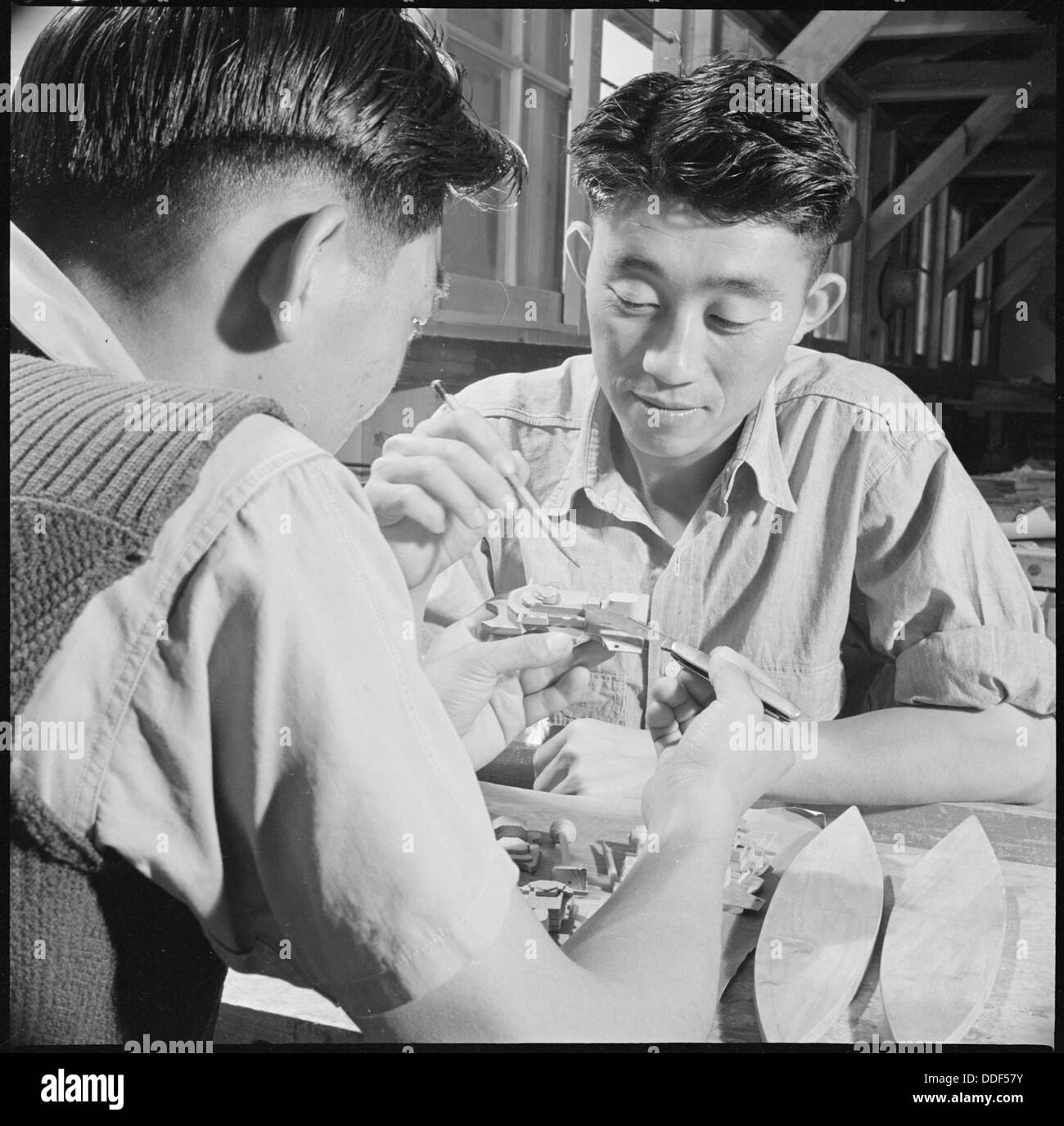 Gila River Relocation Center, Rivers, Arizona. Roy Katsura and Haruo