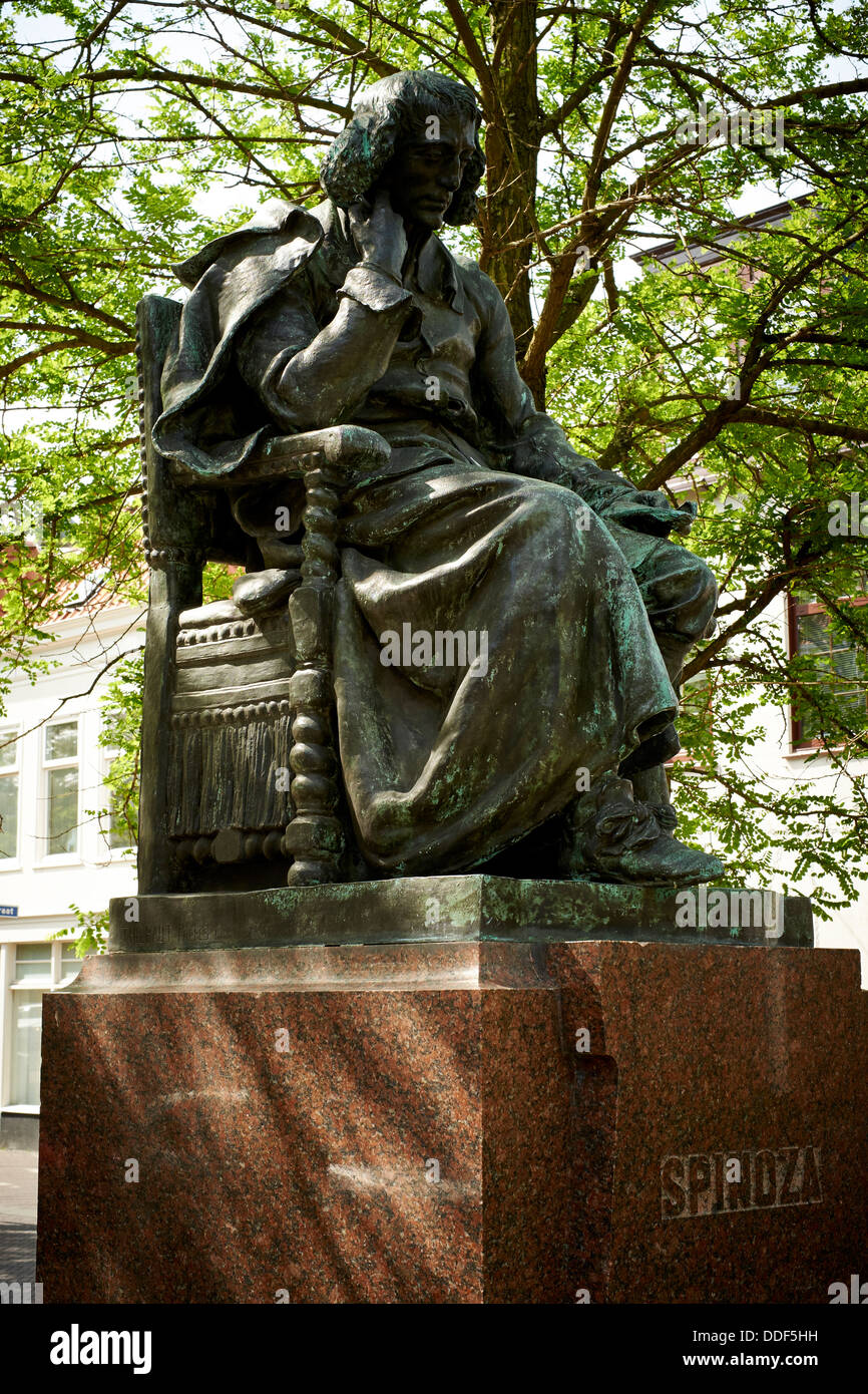 Statue of Spinoza, The Hague, Netherlands Stock Photo