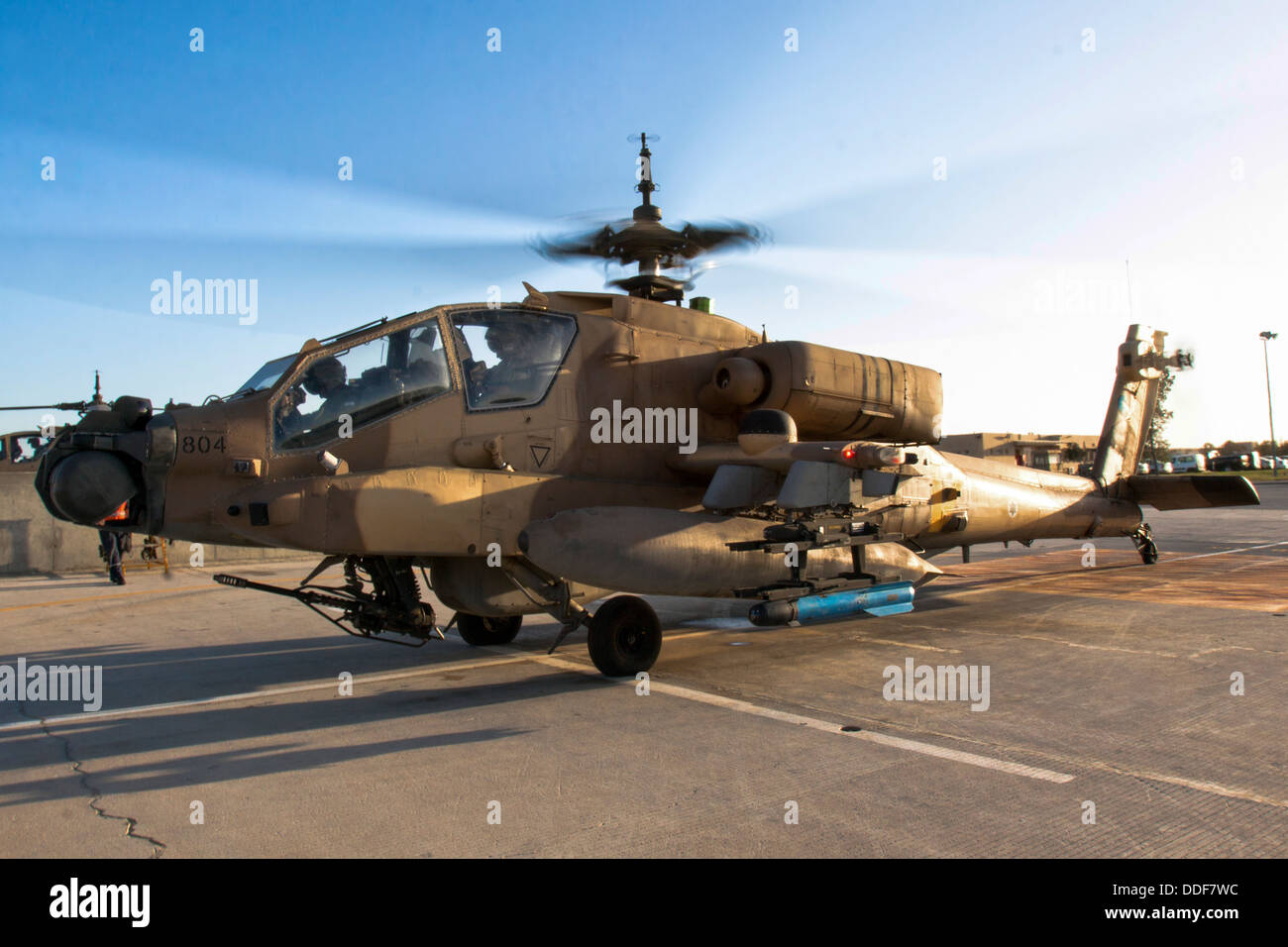 Israeli Air Force (IAF) Apache AH-64A (Peten) Helicopter Stock Photo ...