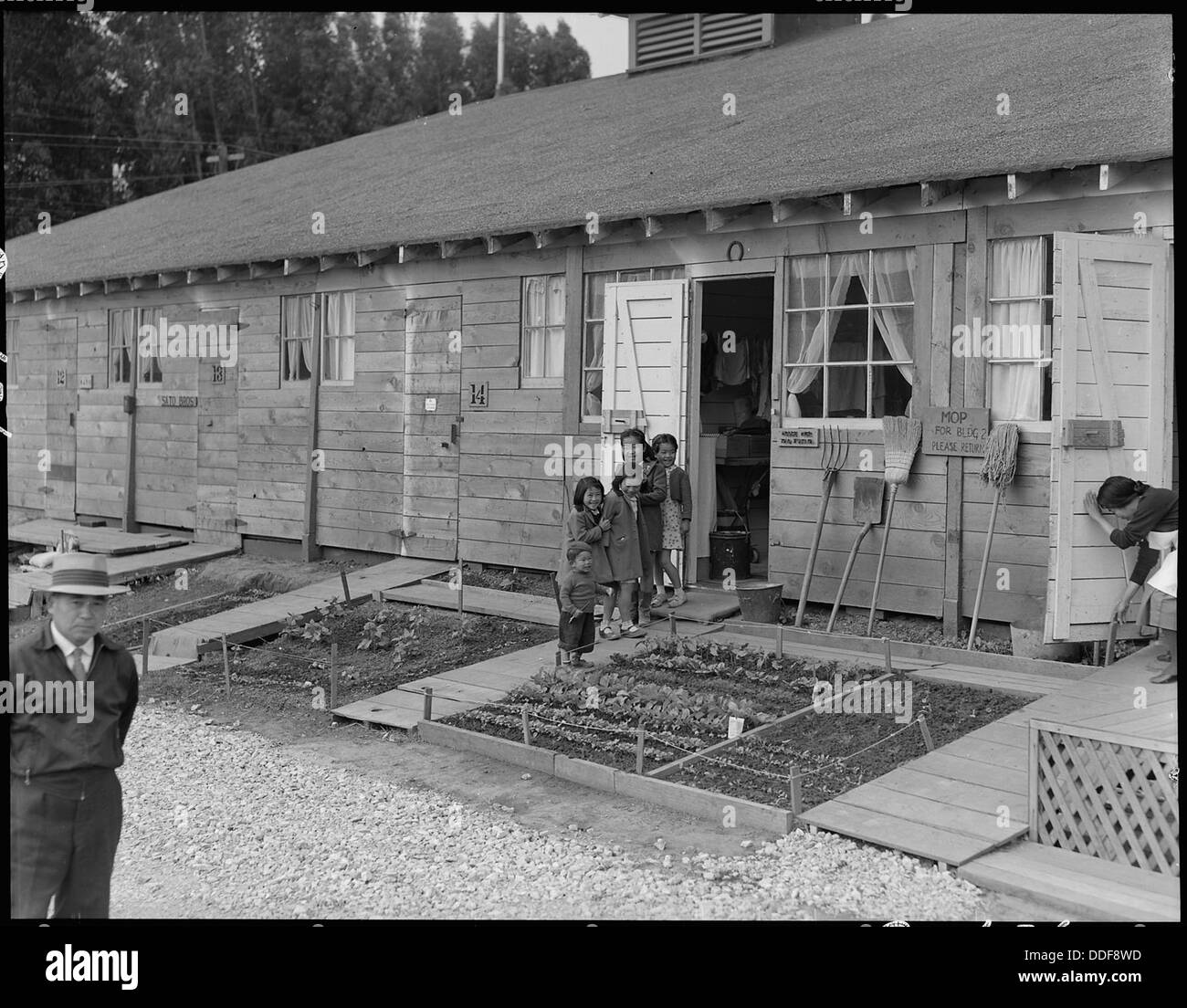 San Bruno, California. Another view of the barracks, living quarters