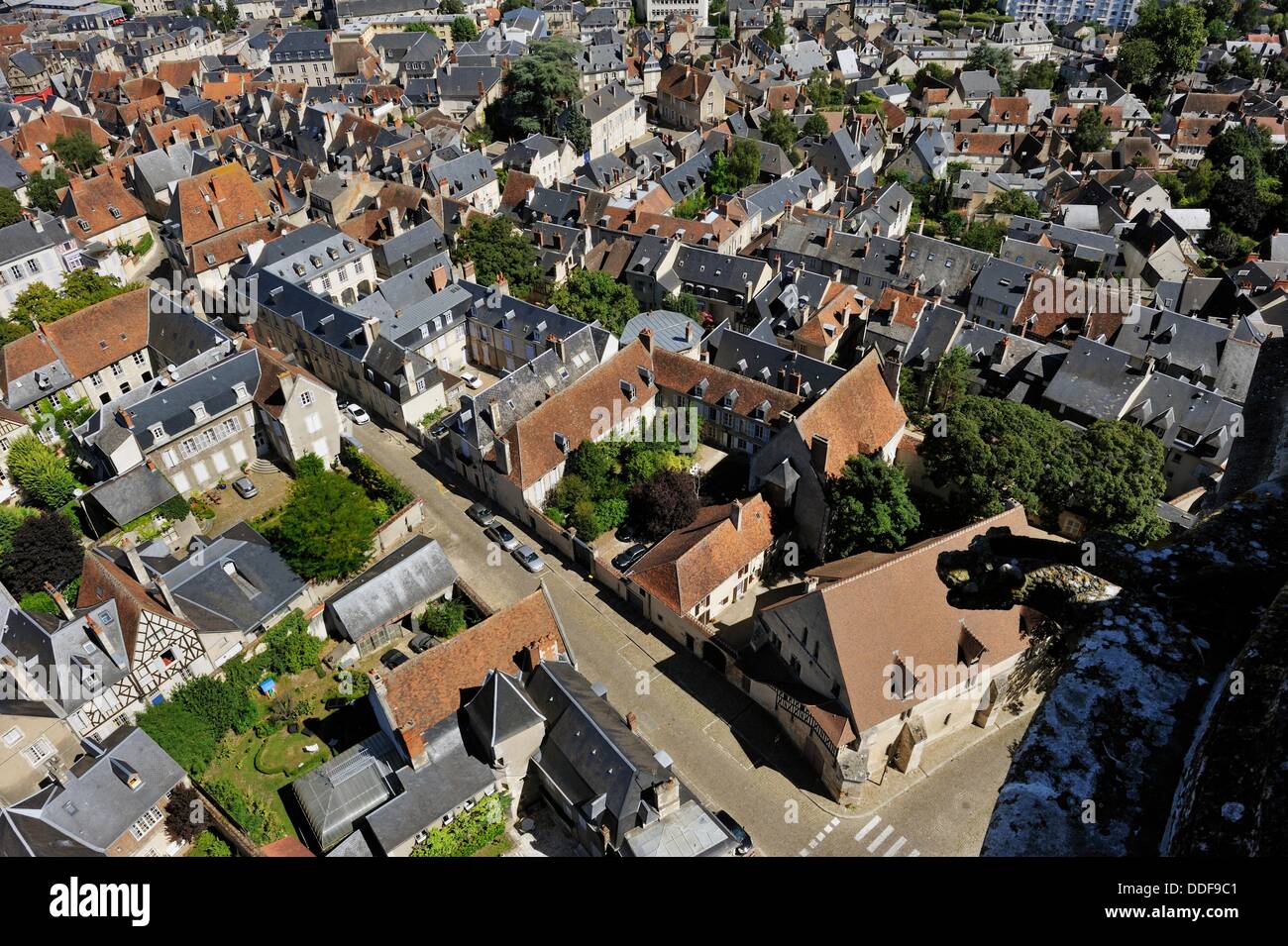 Bourges france aerial hi-res stock photography and images - Alamy