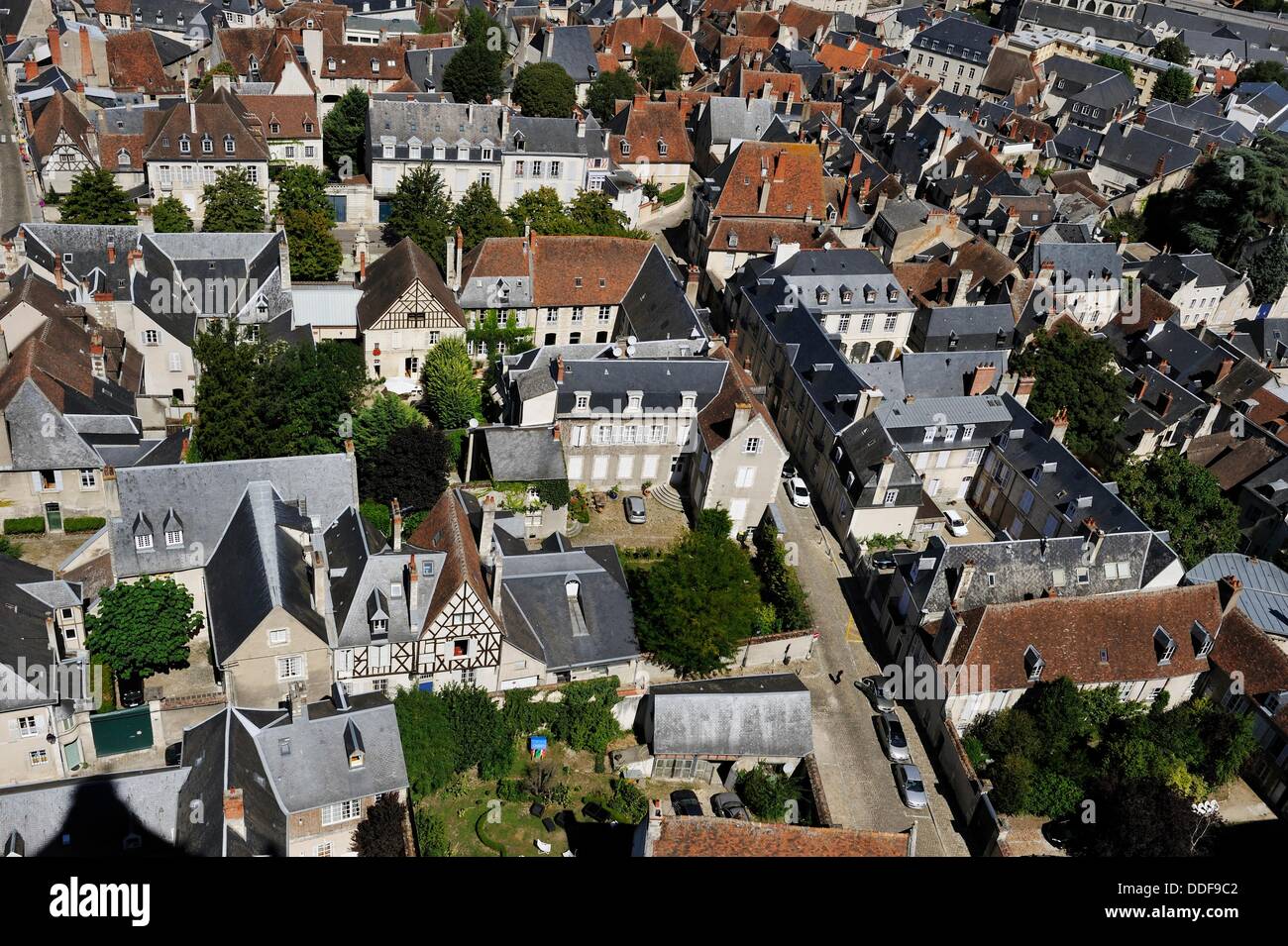 Bourges france aerial hi-res stock photography and images - Alamy