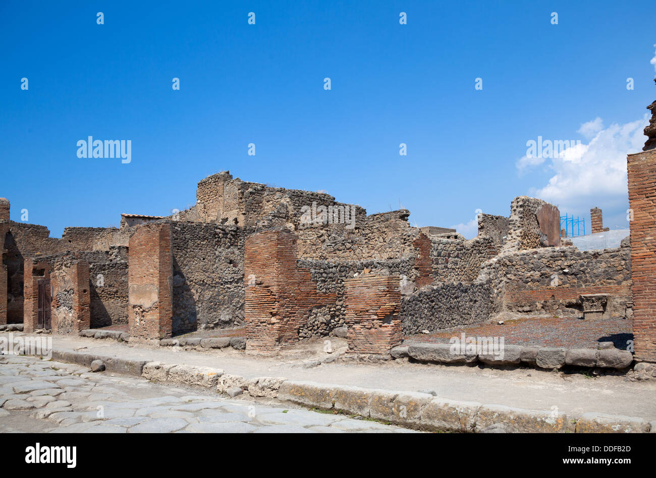 ancient Roman city of Pompeii, which was destroyed and buried by ash