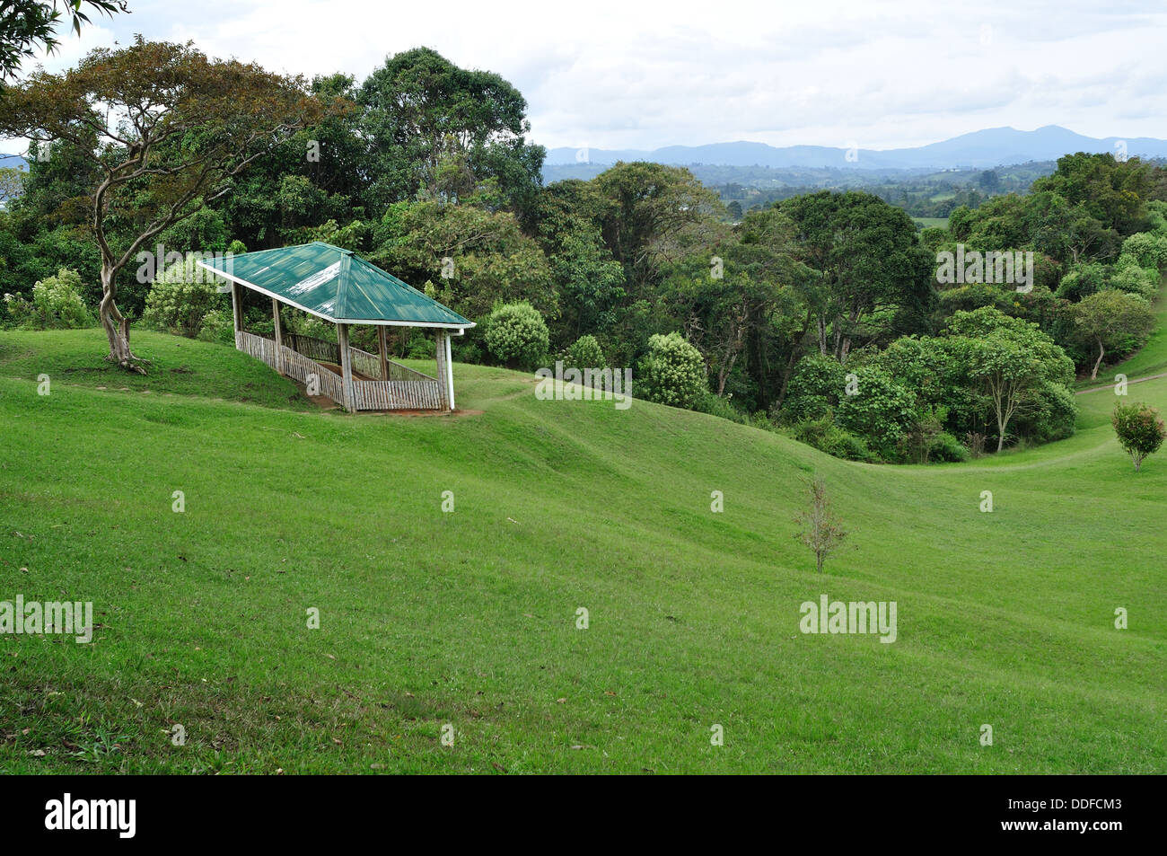 Alto de los Idolos in ISNOS - Archaeological Park of SAN AGUSTIN . Department of Huila.COLOMBIA Stock Photo