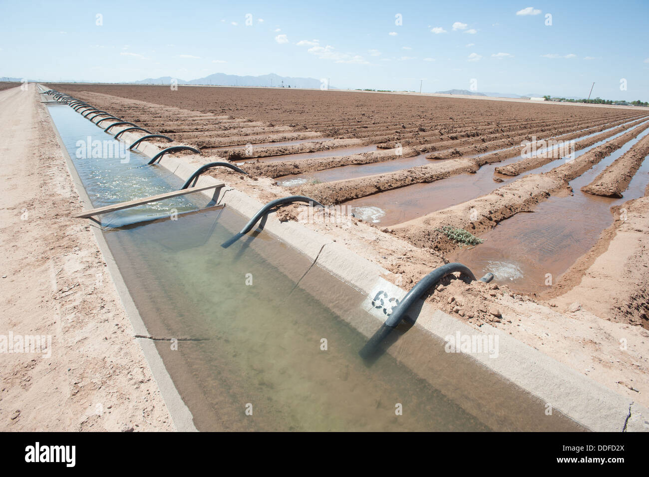 Irrigation System Stock Photo