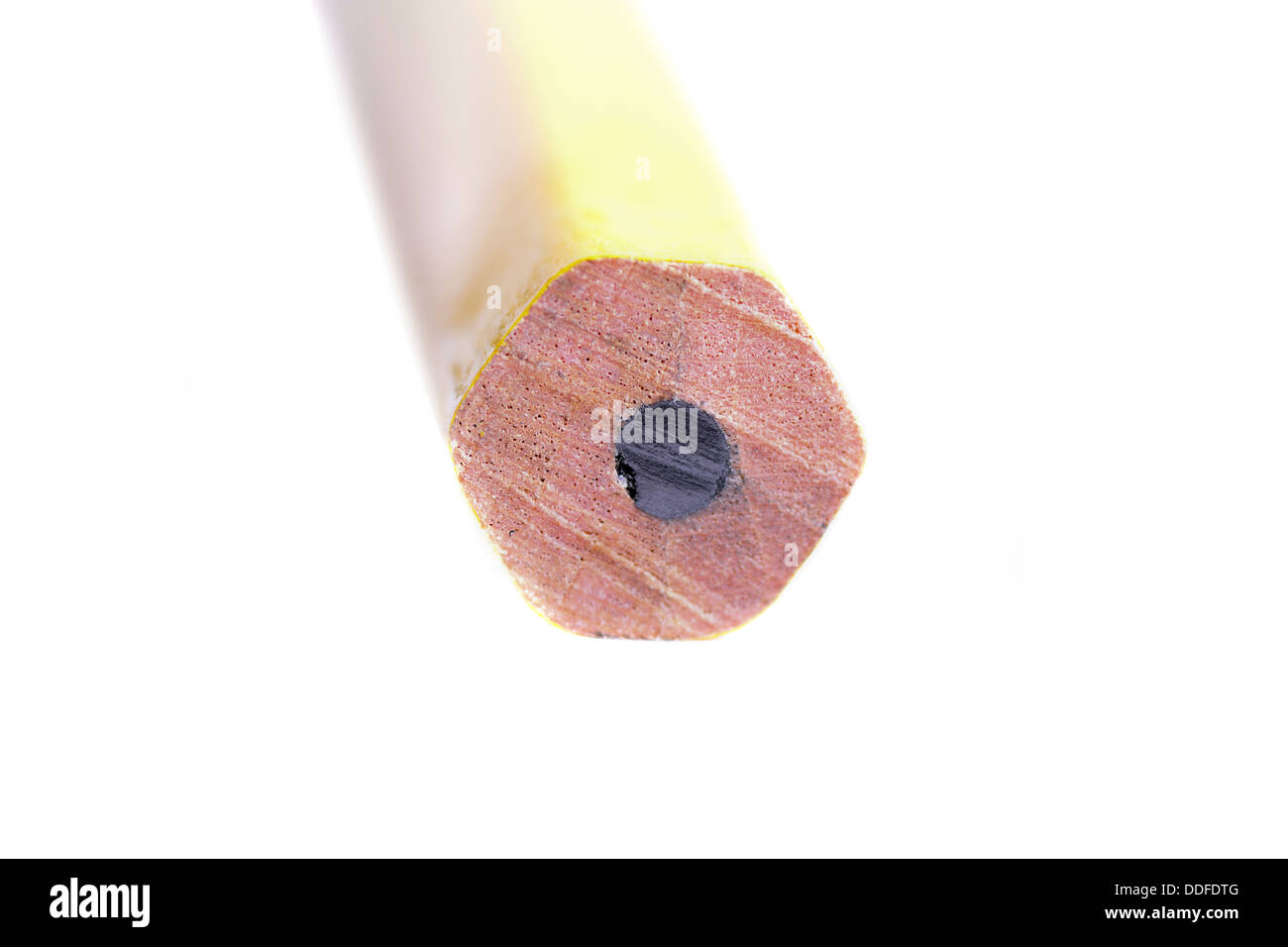 Macro shot of the tip of a brand new pencil Stock Photo