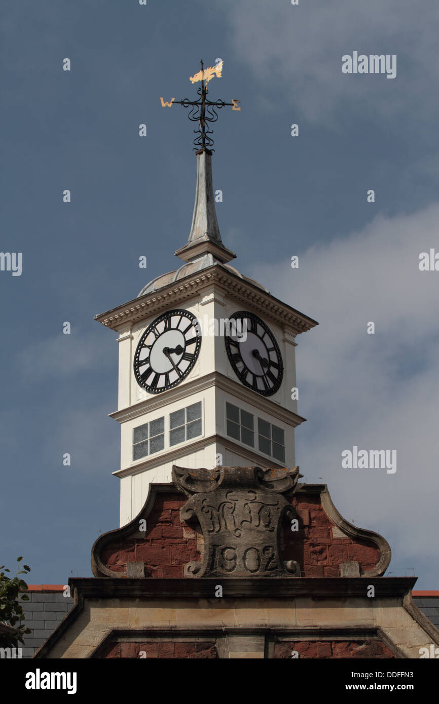 Clock Tower. Minehead. Somerset. Uk Stock Photo - Alamy