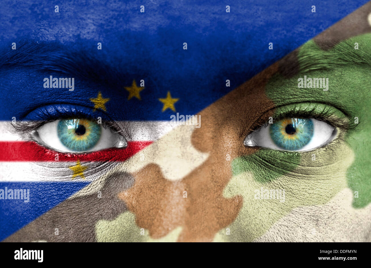 Soldier from Cape Verde Stock Photo Alamy