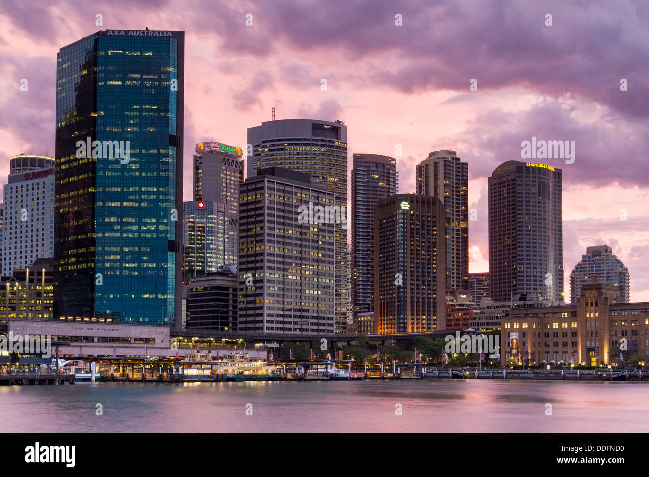 The view towards Sydney CBD and Circular Quay from the Sydney Opera House Stock Photo Alamy