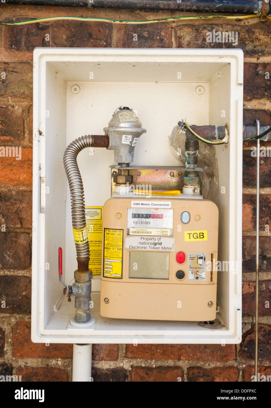 Gas metre Stock Photo Alamy