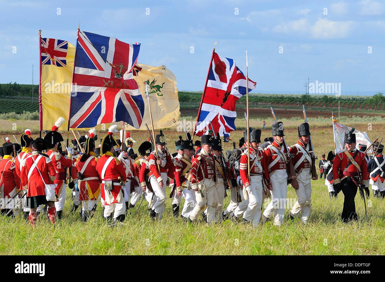 Recreation of the Battle of La Albuera La Albuera Badajoz province