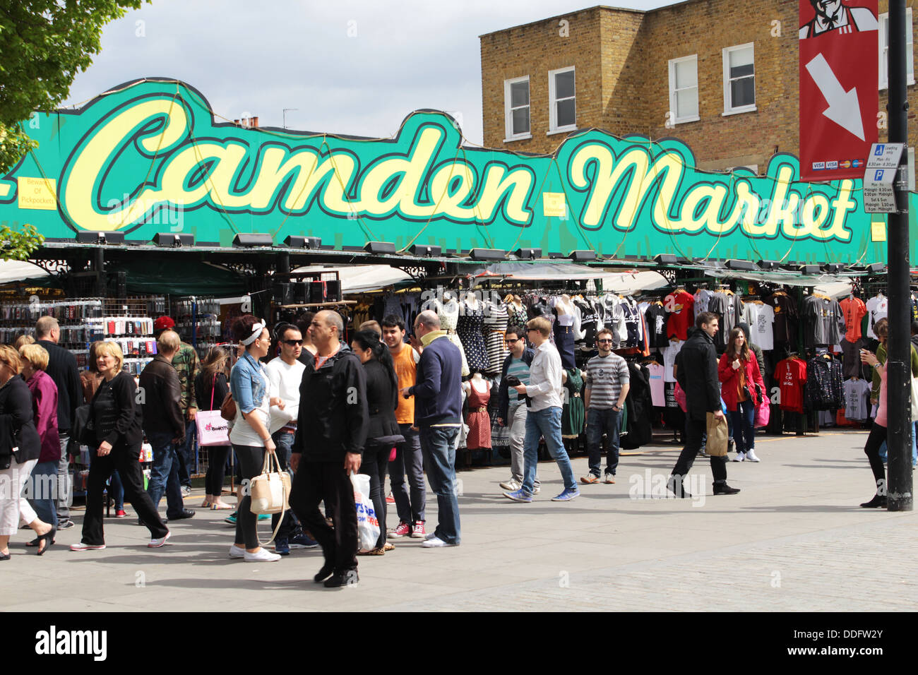 The Camden Market, Camden Town, London, Britain, UK Stock Photo