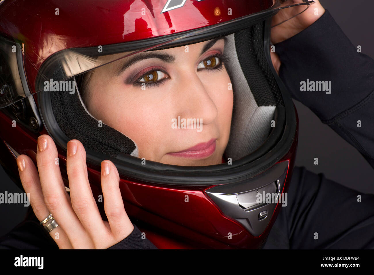 Full face helmet hi-res stock photography and images - Alamy