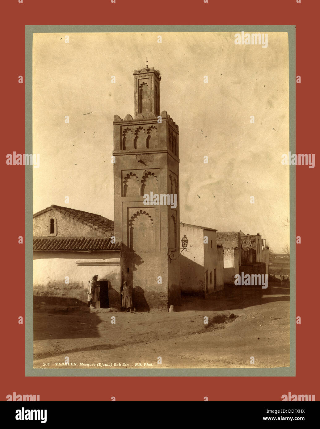Tlemcen Djama Mosque Bab Zir Algiers Neurdein Brothers 1860 1890 The Neurdein Photographs Of Algeria Stock Photo Alamy