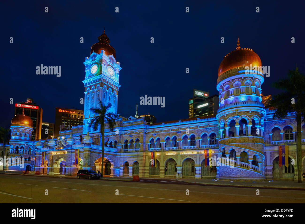 Malaysia, Selangor state, Kuala Lumpur, Sultan Abdul Samed Building Stock Photo