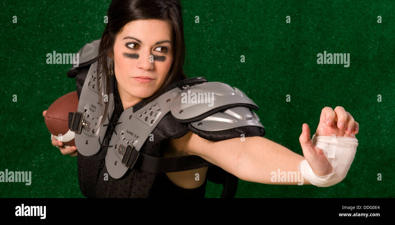Shoulder pads woman hi-res stock photography and images - Alamy