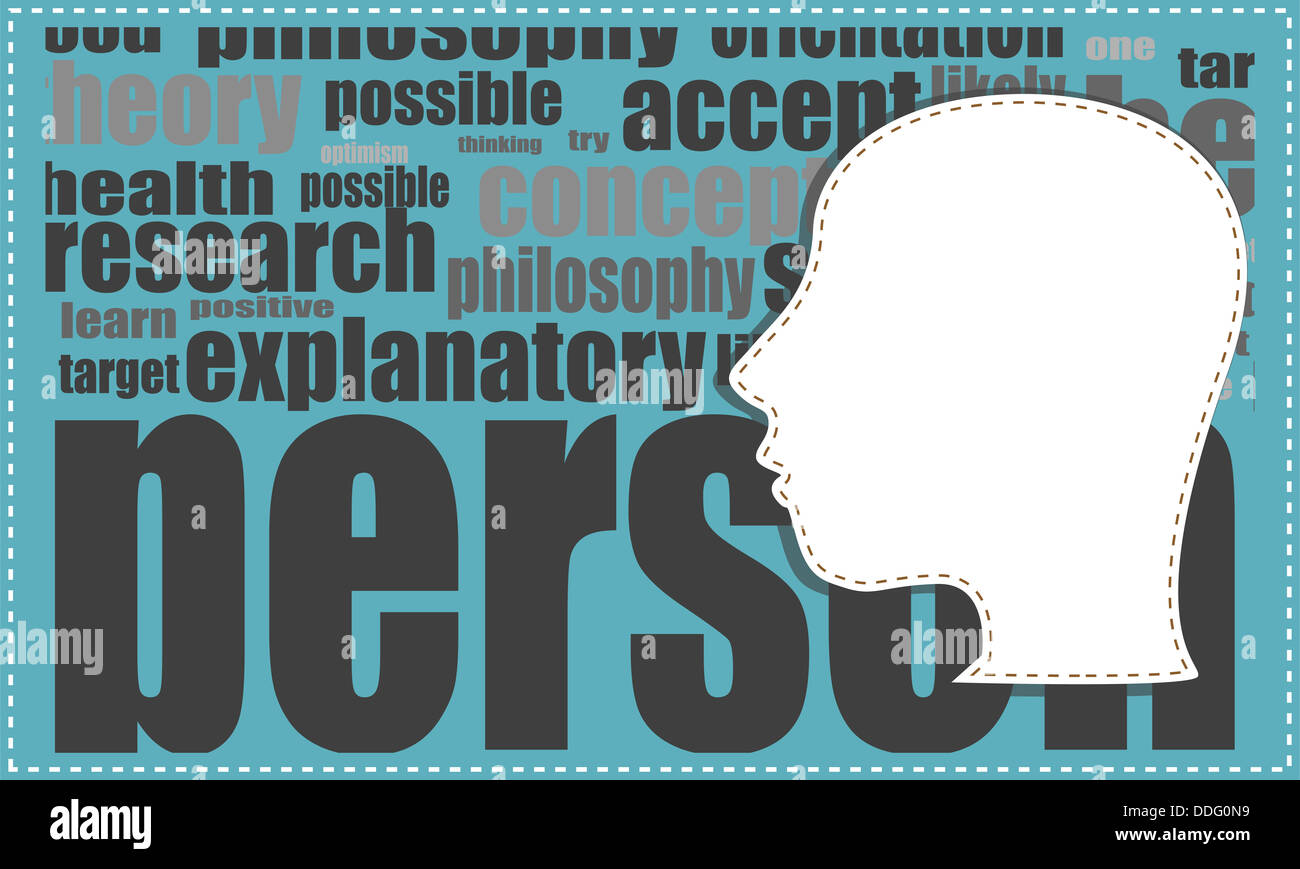 business concepts. the concept of human intelligence. people has an ...