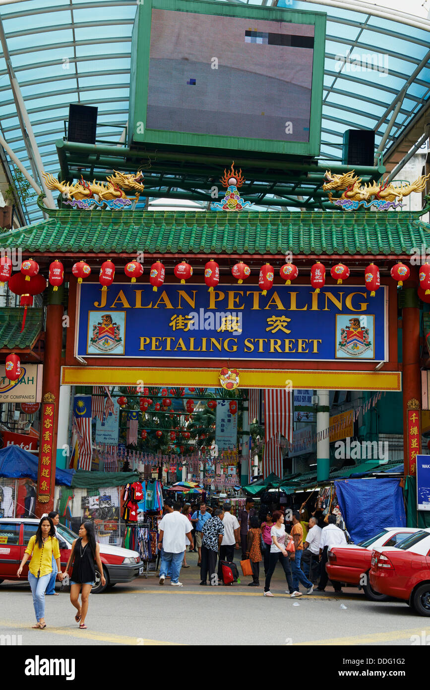 Malaysia, Selangor state, Kuala Lumpur, Chinatown, Petaling market Stock Photo