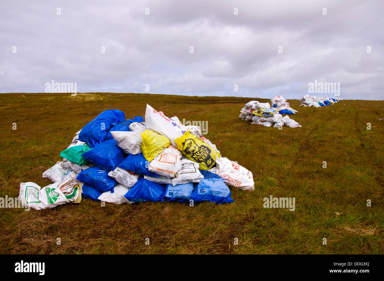 Plastic sacks bags dried turf hires stock photography and images Alamy