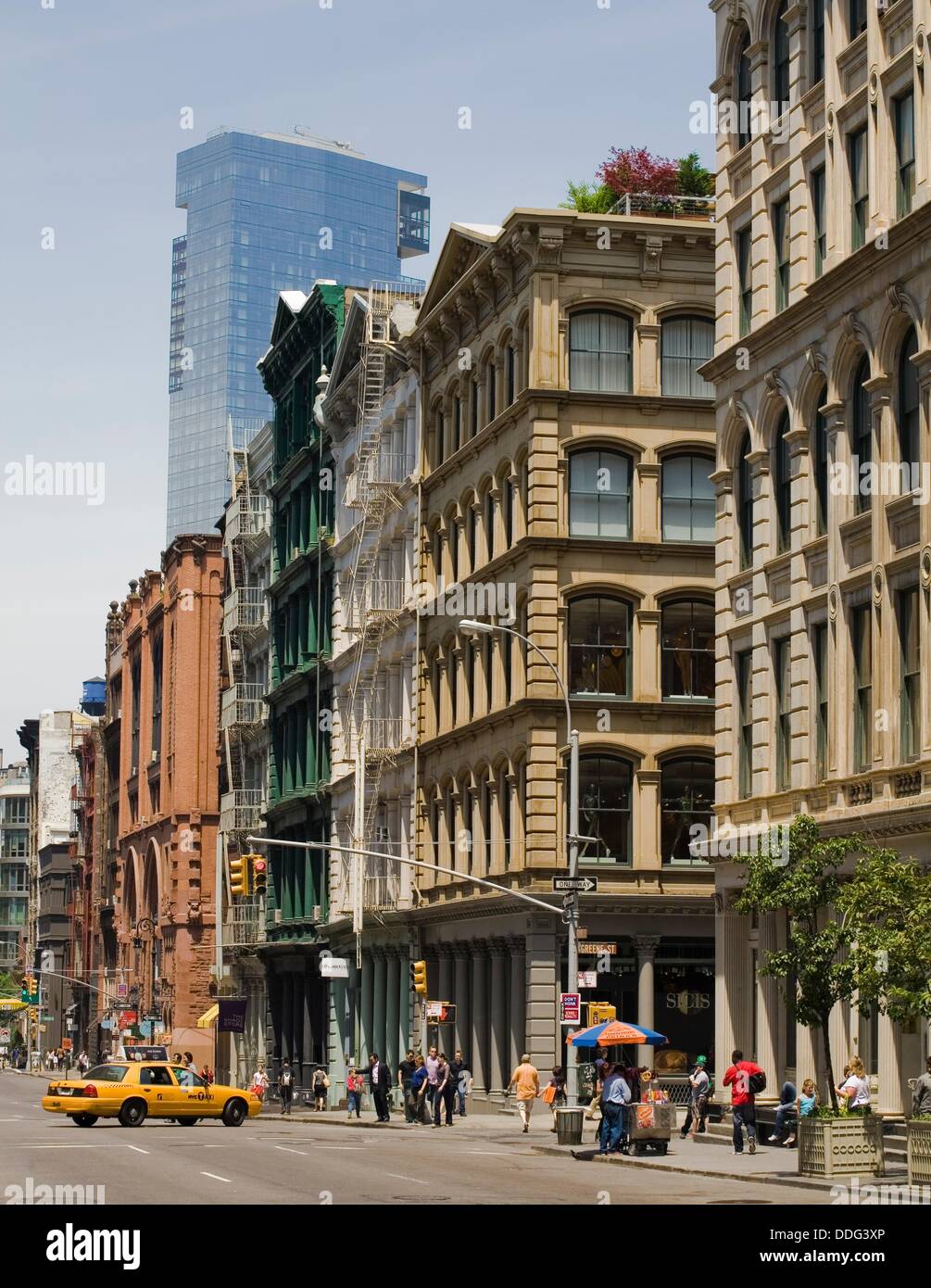 Broome Street, Greene Street, Soho, Manhattan, New York City, New York ...