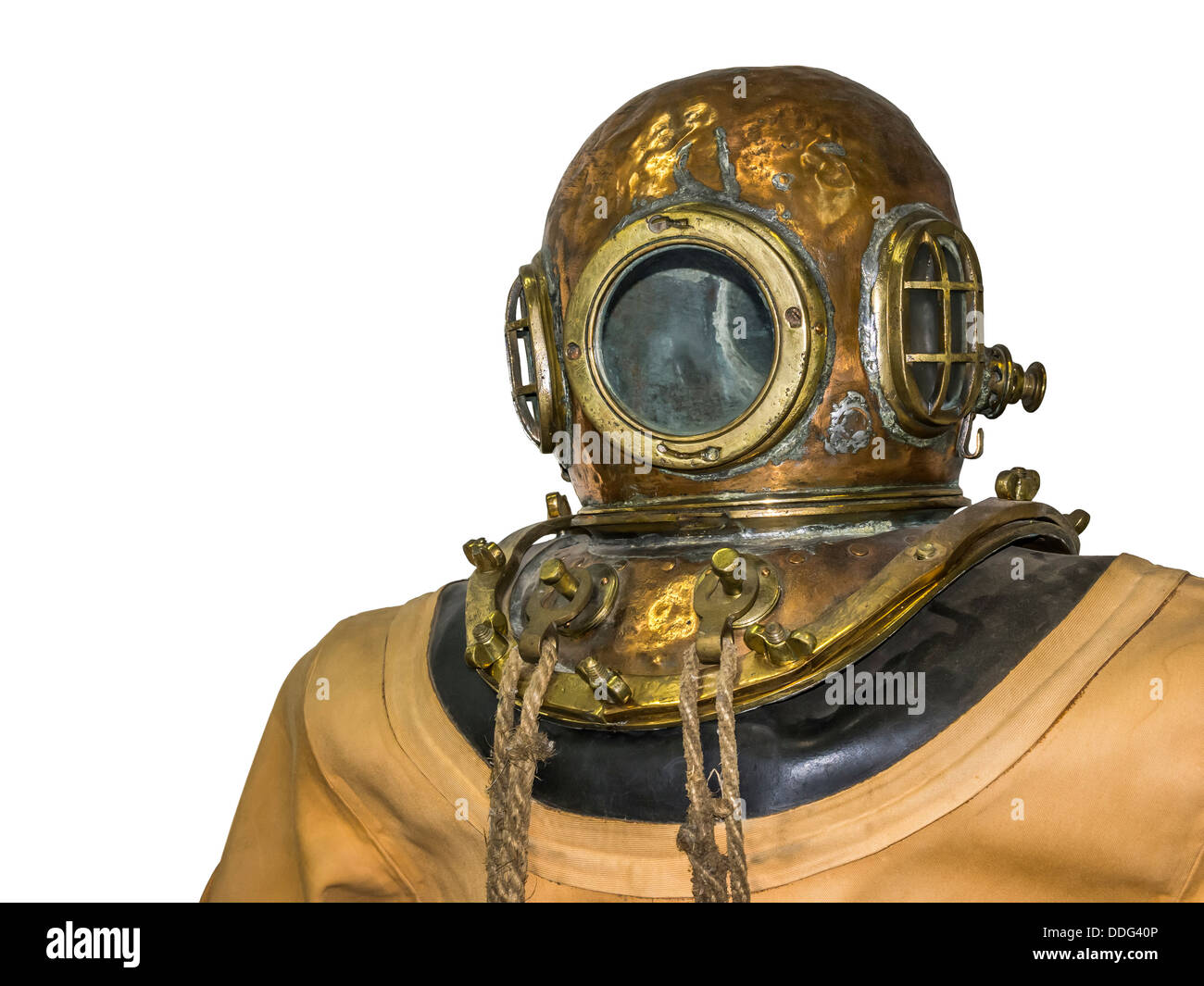 old diving suit Stock Photo Alamy