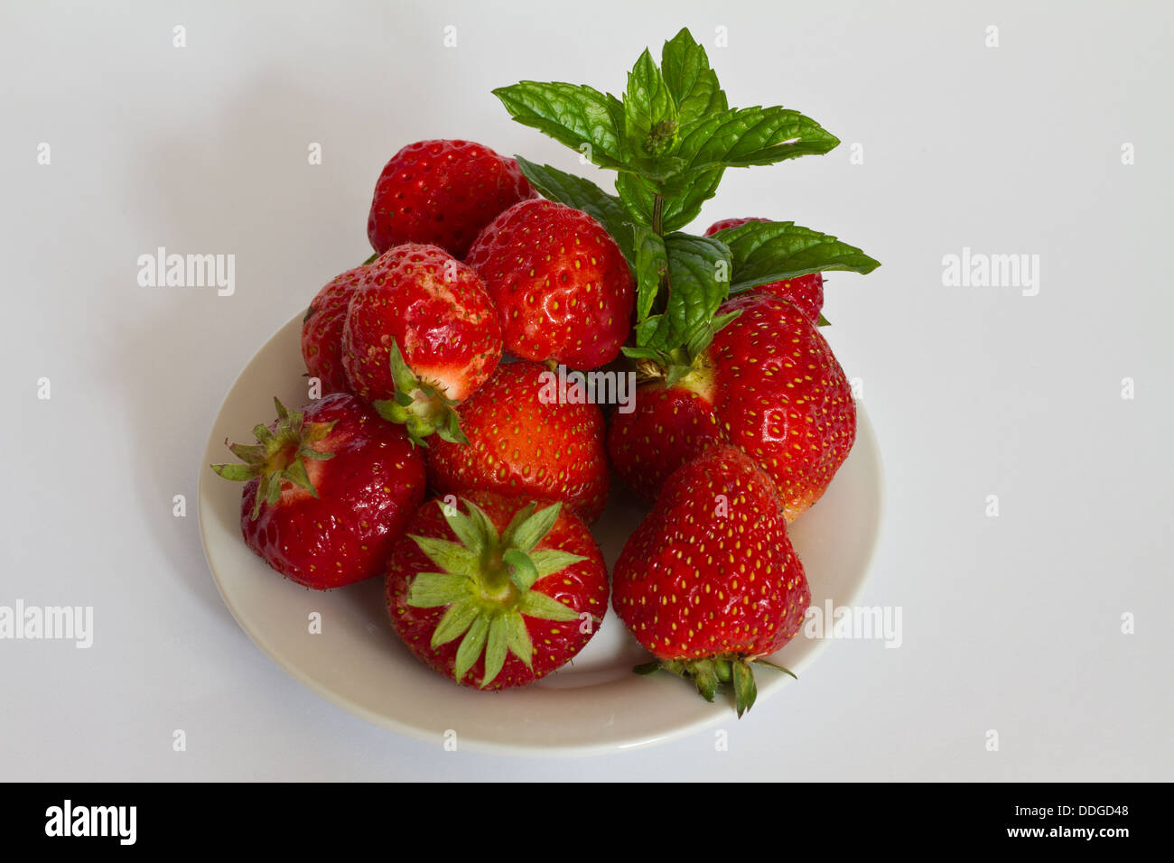 Simple still life with strawberry Stock Photo - Alamy
