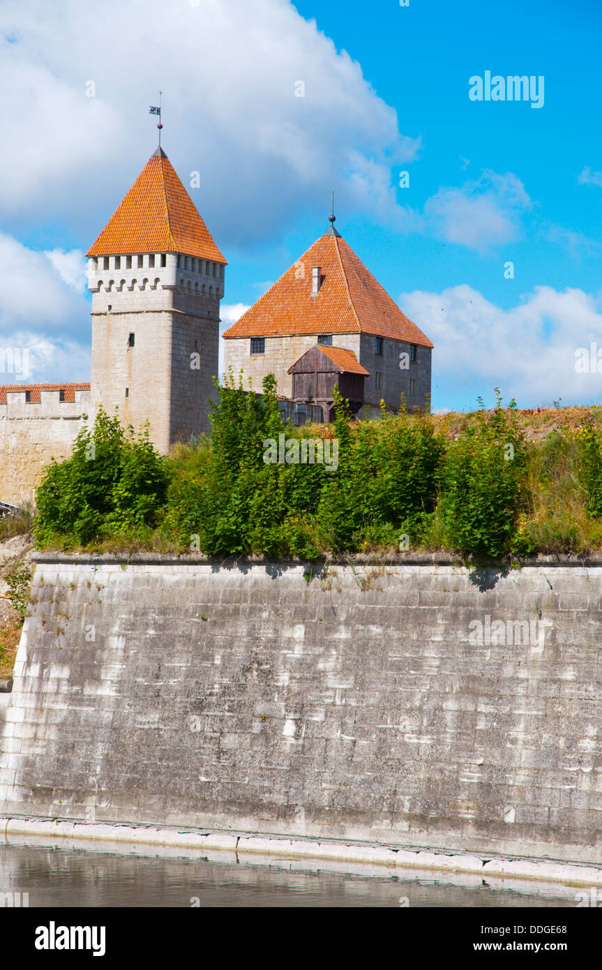 Piiskoplinnus the Bishop's castle Kuressaare town Saaremaa island Estonia northern Europe Stock Photo