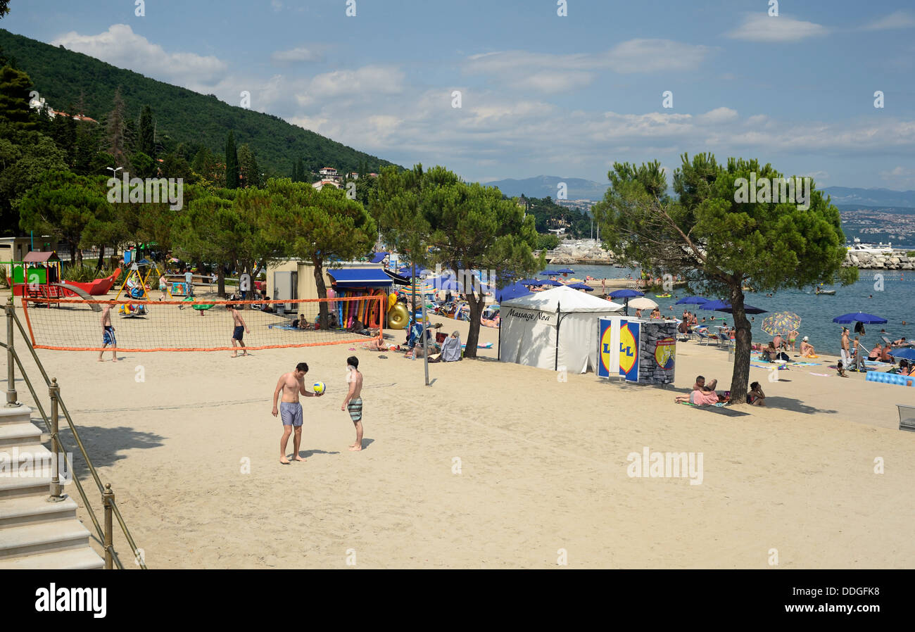 Icici Istria Croatia Adria Beach sport Stock Photo Alamy