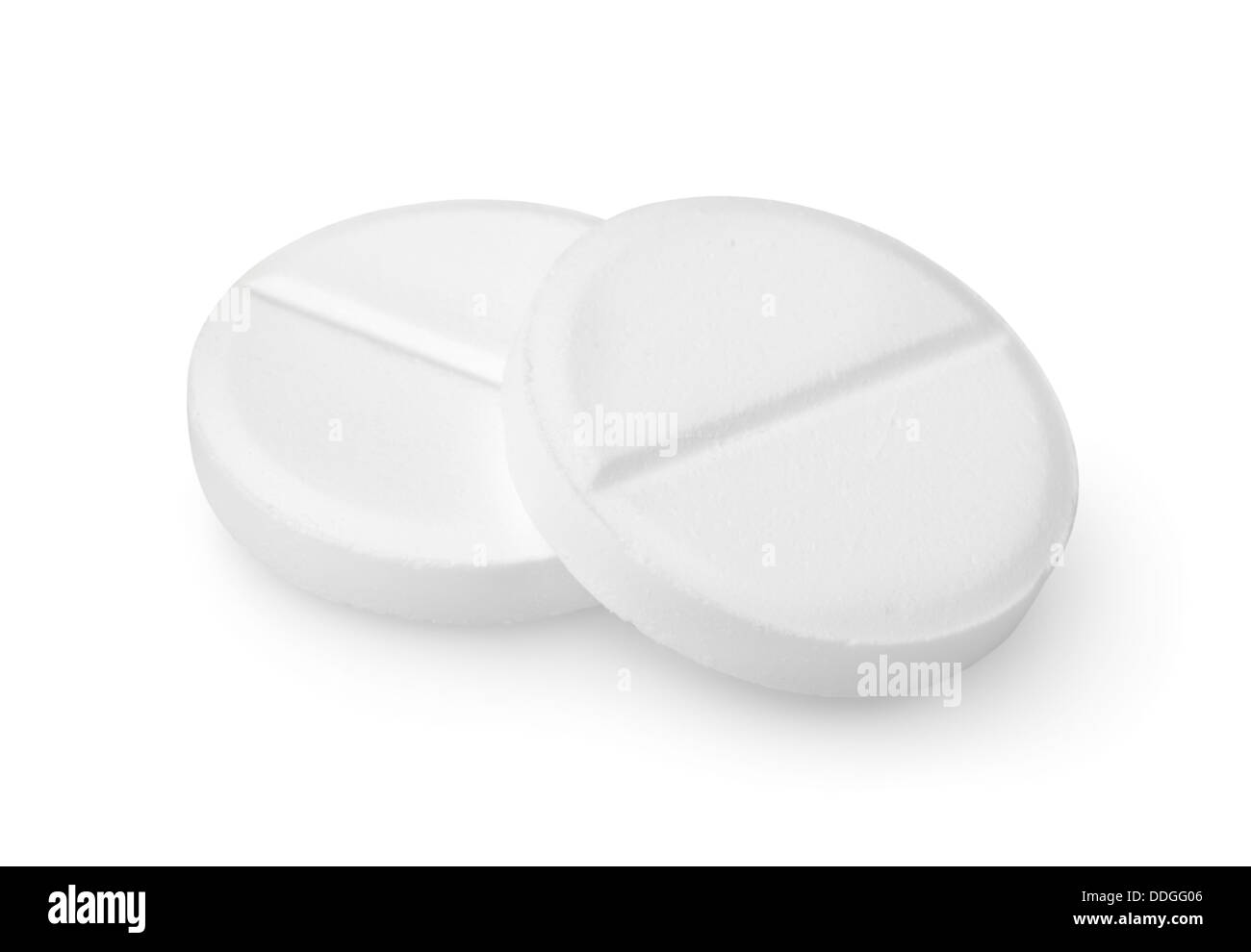 Two tablets aspirin Path Stock Photo Alamy