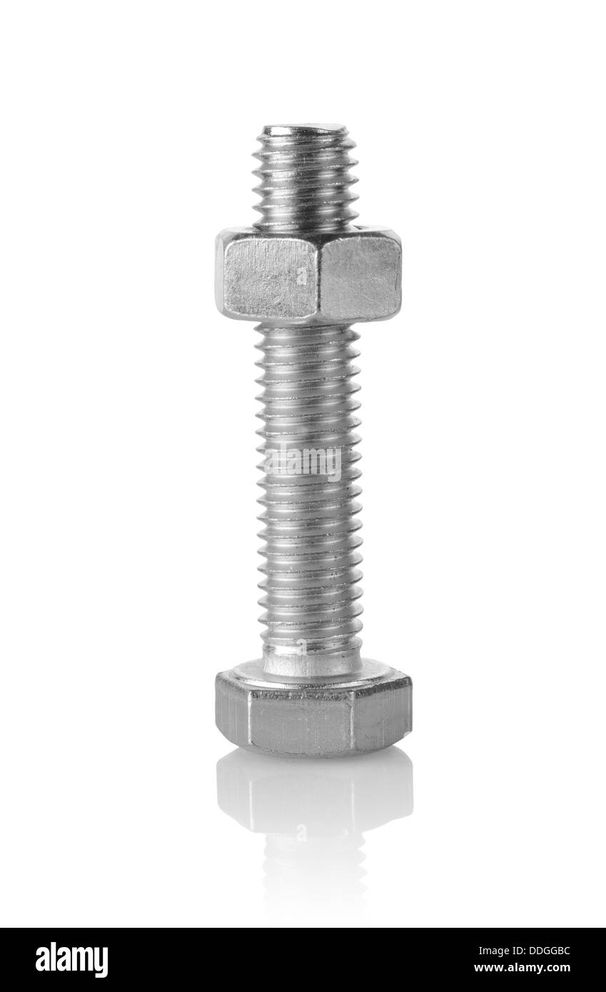 Big bolt and nut Stock Photo Alamy