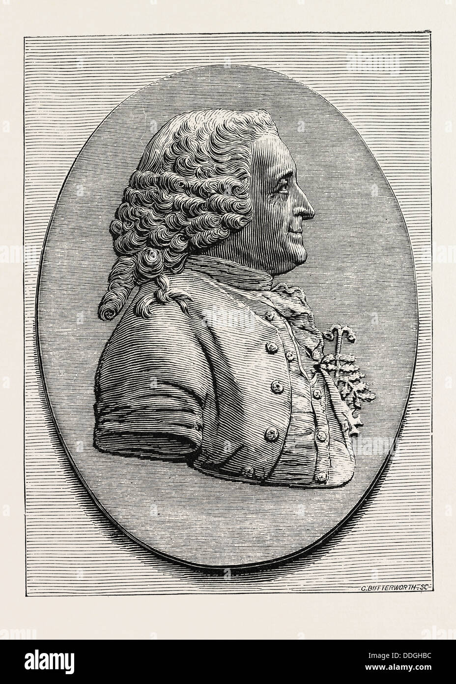 LINNAEUS. Carl Linnaeus, Swedish original name Carl Nilsson Linnæus, 23 May 1707 – 10 January 1778 Stock Photo
