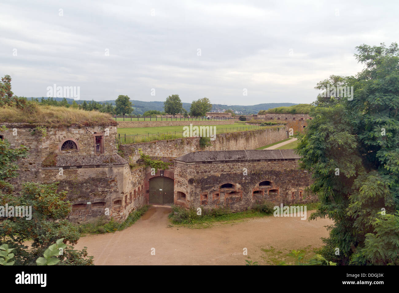 Fortress Ehrenbreitstein in Koblenz, Germany Stock Photo