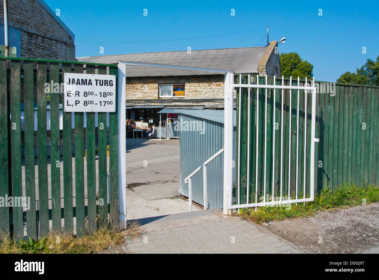 Baltijaam the Jaama turg the Baltic station market exterior Tallinn