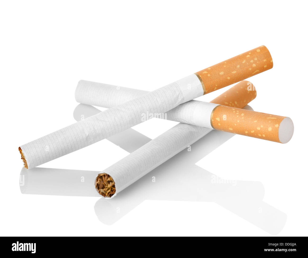Cigarettes with orange filter Stock Photo - Alamy