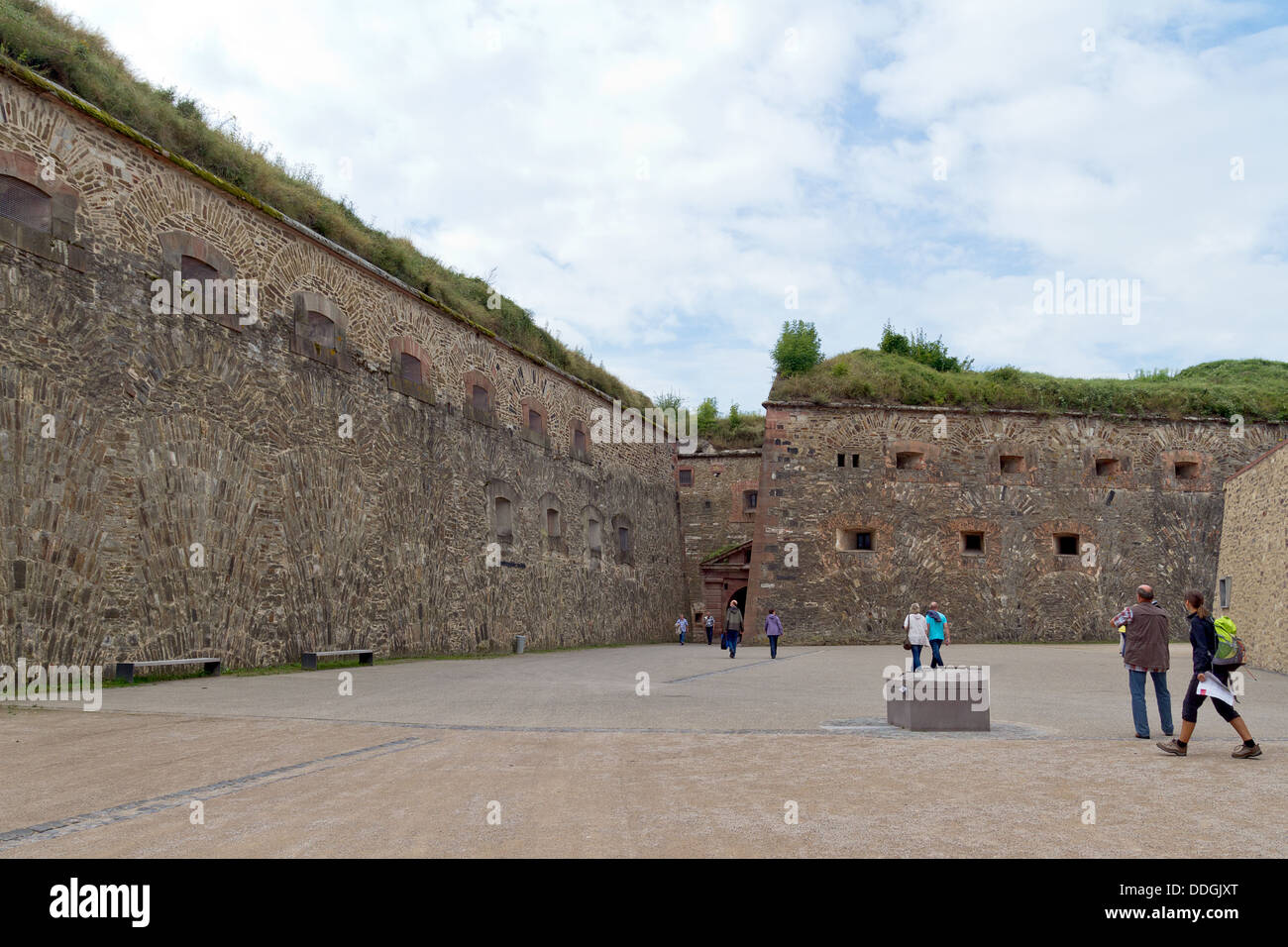 Fortress Ehrenbreitstein in Koblenz, Germany Stock Photo