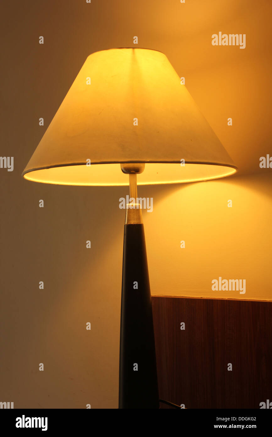 A table lamp Stock Photo