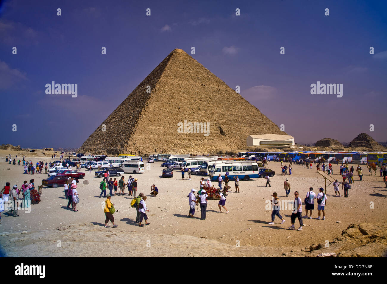 The great Pyramids of Giza, near Cairo, Egypt Stock Photo Alamy