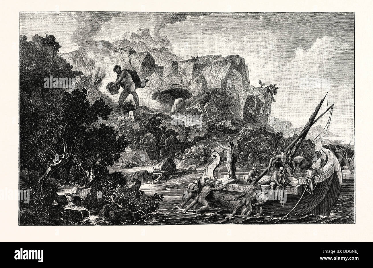 Ulysses in the Land of the Cyclops Stock Photo - Alamy