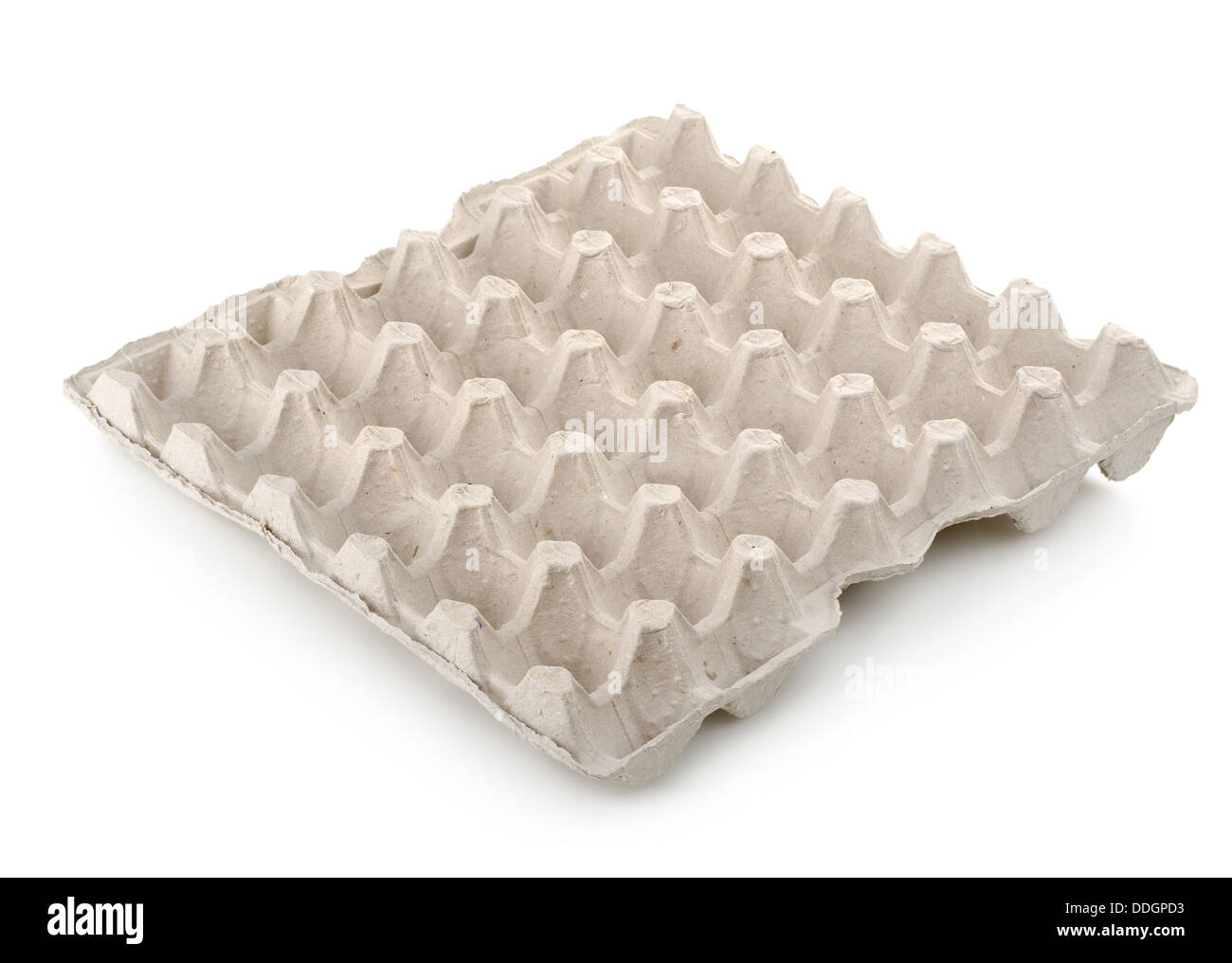 Empty tray of eggs Stock Photo Alamy