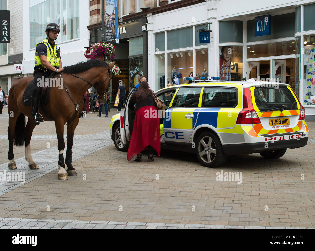 Volvo police car hi-res stock photography and images - Alamy