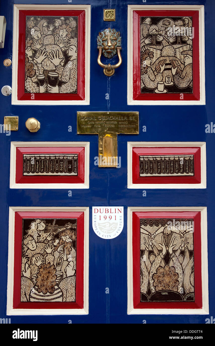 European City of Culture Dublin, 1991 decorative door