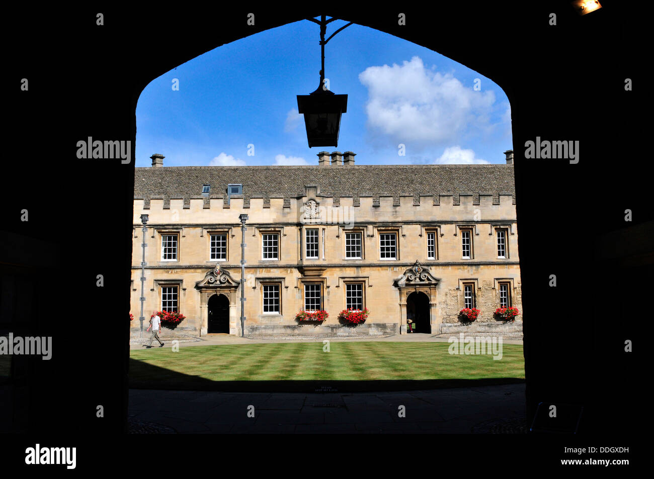 A view of Oxford university, UK. Stock Photo