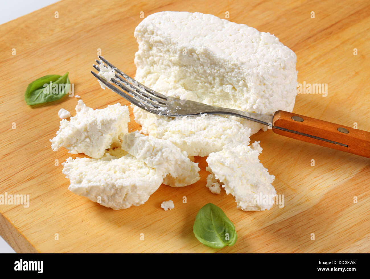 Cottage Cheese On Cutting Board Stock Photo 59993967 Alamy