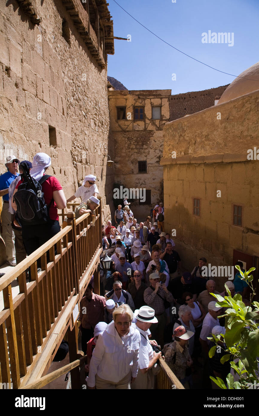 Icon Gallery, at the Monastery of St. Catherine, Sinai Peninsula, Egypt. Stock Photo