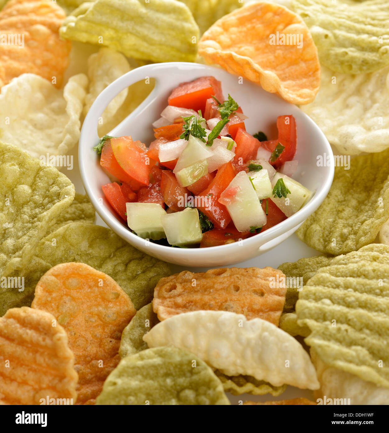 Chips and Salsa Stock Photo Alamy