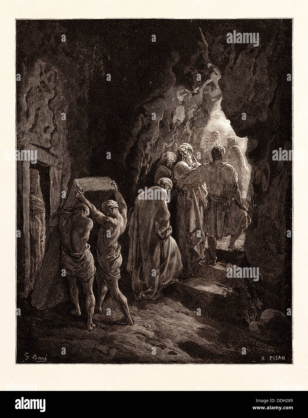 THE BURIAL OF SARAH, BY GUSTAVE DORÉ. Dore, 1832 - 1883, French