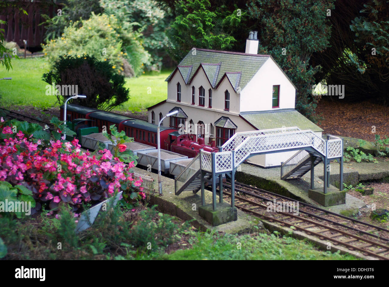 Model village in Anglesey, North Wales, UK Stock Photo Alamy