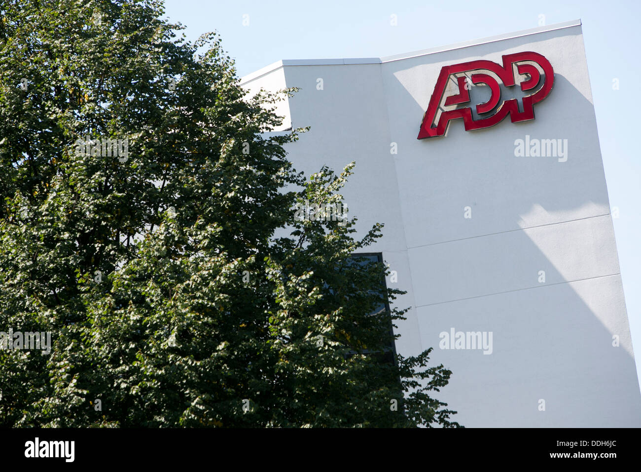 An office building occupied by Automatic Data Processing (ADP). Stock Photo
